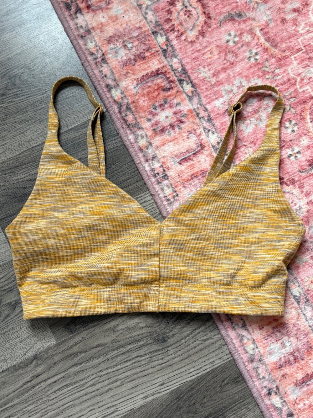 Outdoor Voices Sports Bra in Yellow Size XS